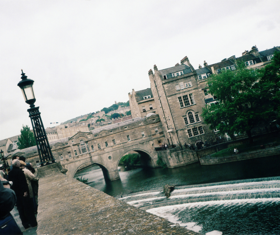 Bath, UK, Pulteney Bridge on River Avon