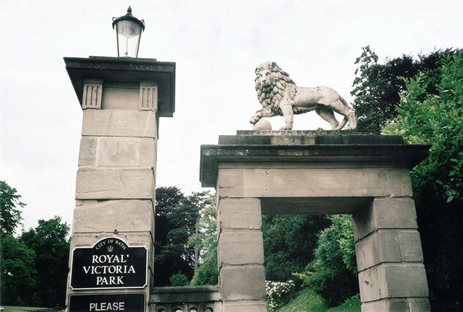 Bath, UK, Royal Victoria Park entrance