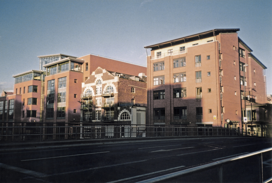 Bristol Harbourside lofts sunset