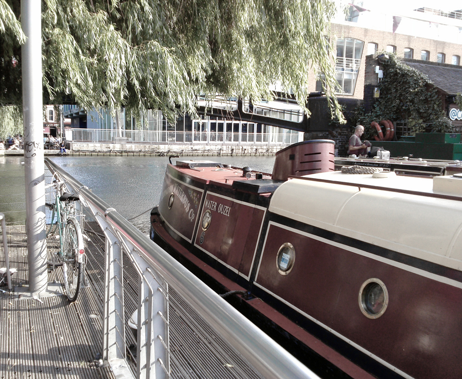 Camden Town, London, Camden Lock, boat