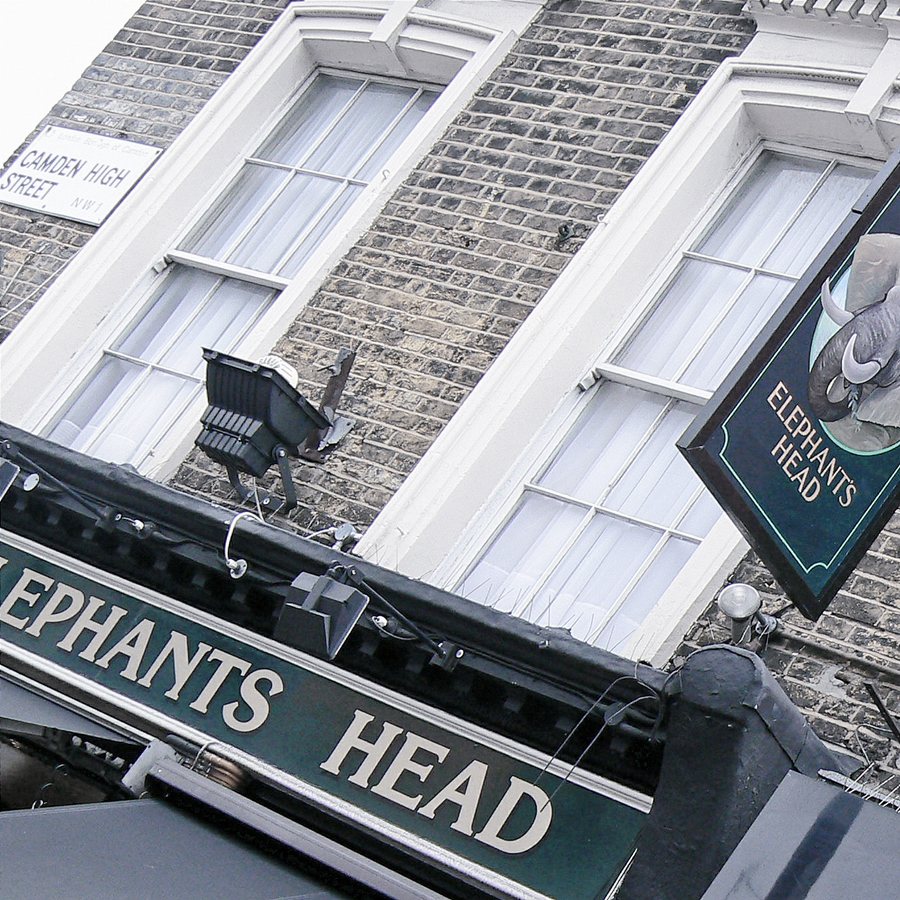 Camden Town, London, High Street, Elephant's Head pub