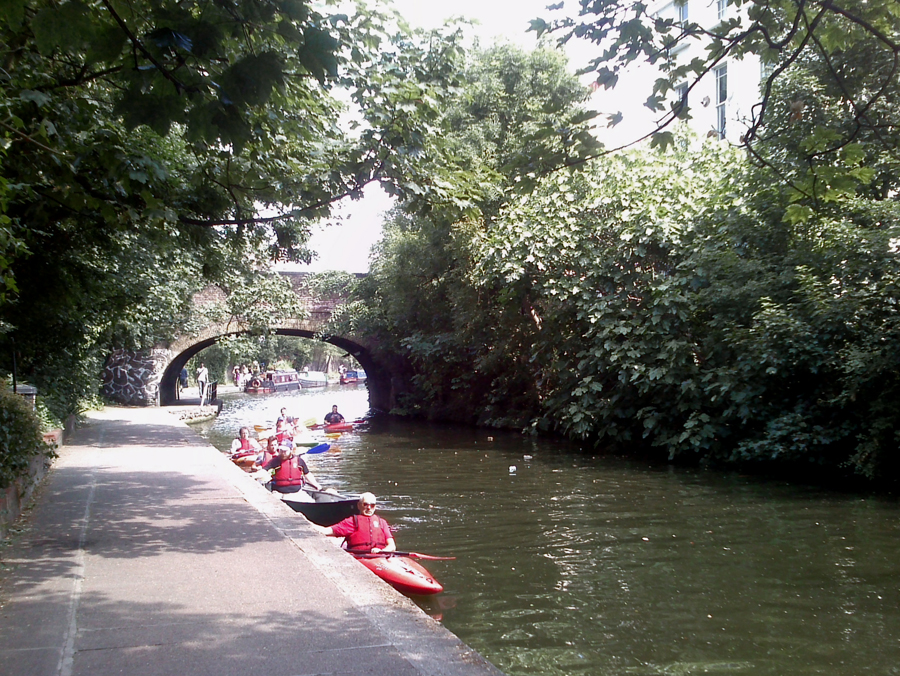 Regent's Park canal, London, UK