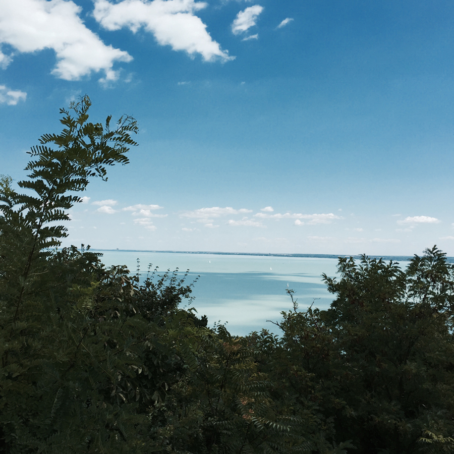 Lake Balaton view from Tihany, Hungary