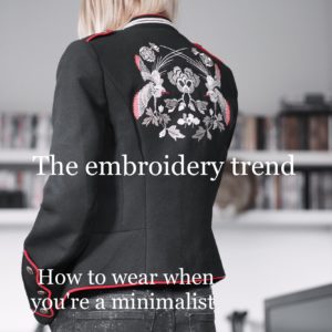 embroidery trend for minimalists