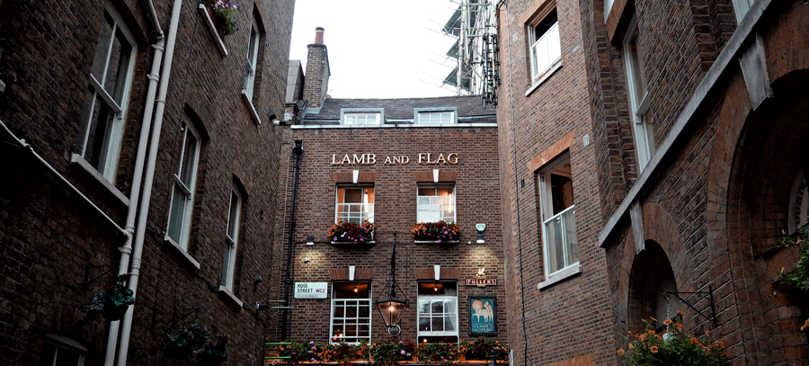 Lamb & Flab pub London Rose Street