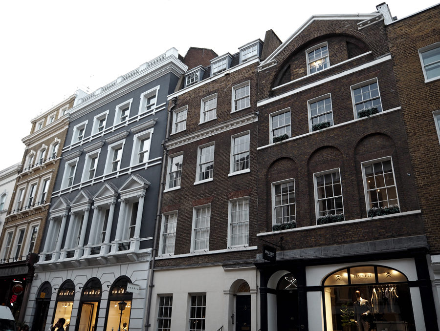 Covent Garden London facades colours