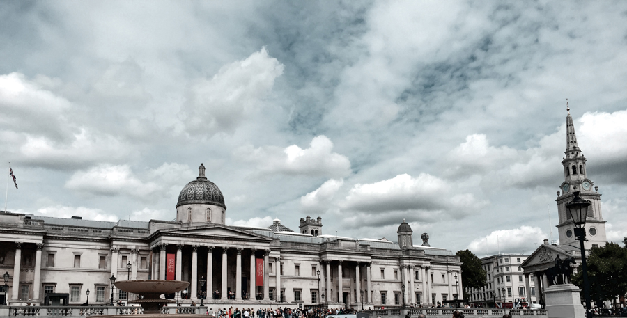 Trafalgar Square National Gallery London