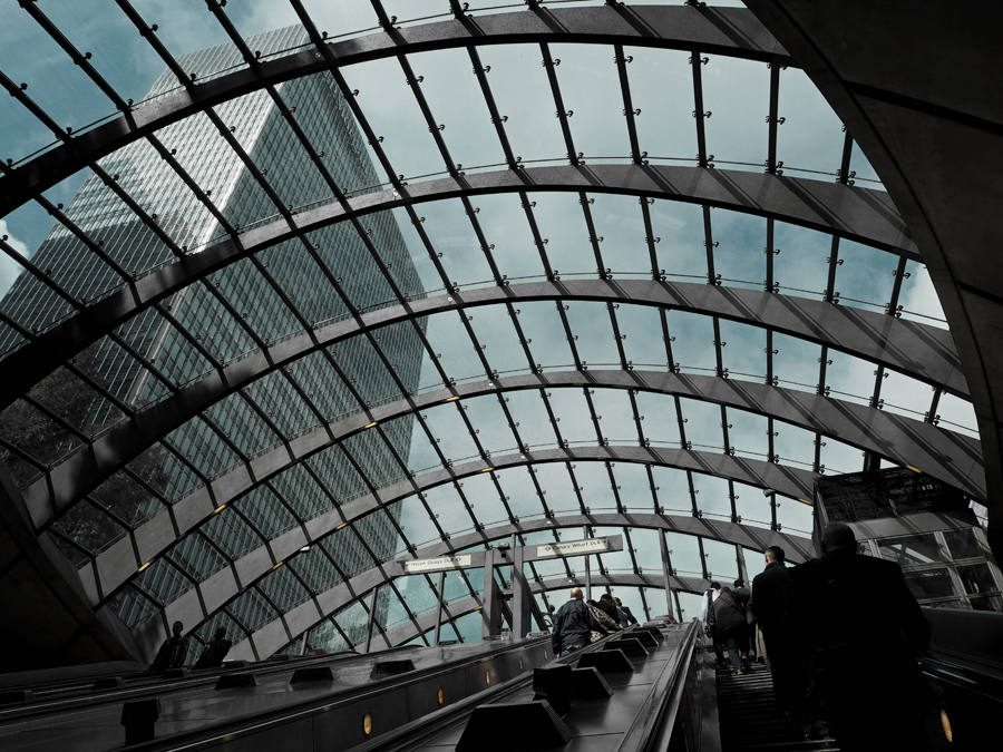 London Canary Wharf tube station Rogue One