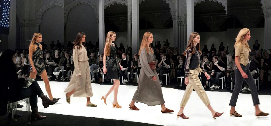 Nanushka runway show ss18 catwalk fashion week central europe budapest