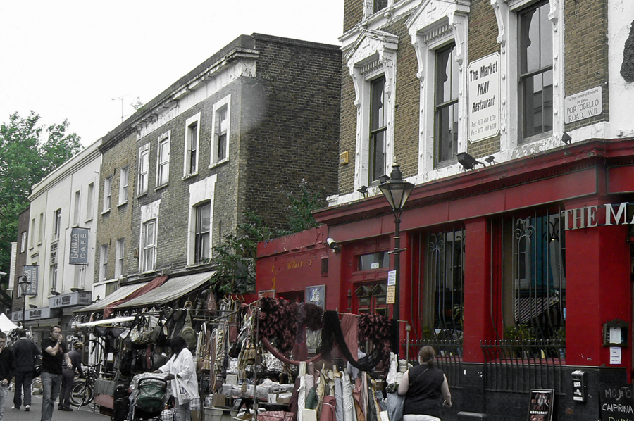 Notting Hill London Portobello market