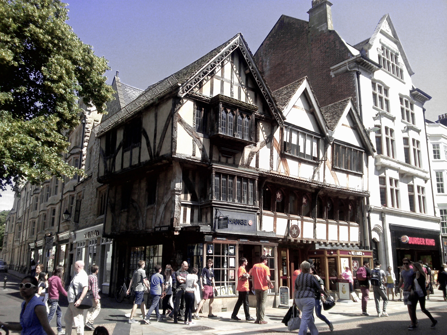 Oxford, Oxfordshire, UK, Cornmarket street