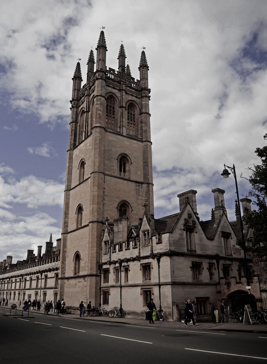 Oxford, Oxfordshire, UK, Magdalen College Tower